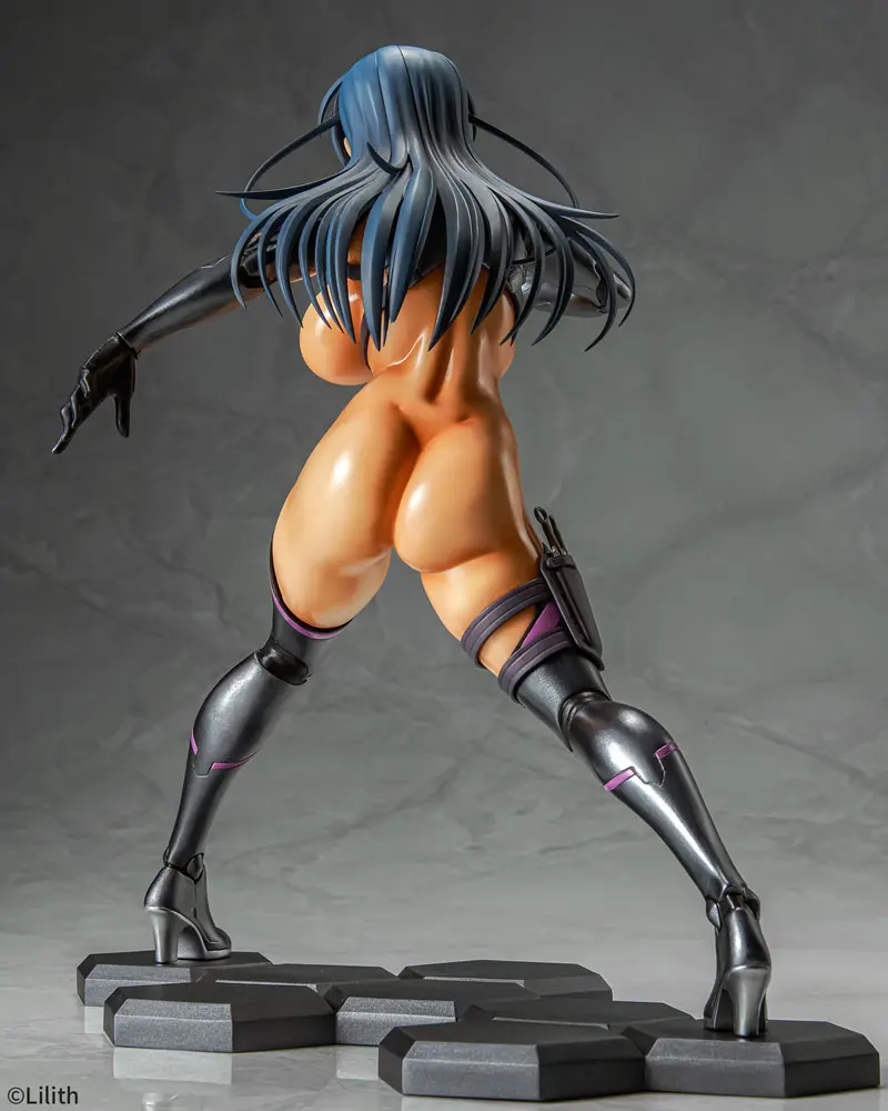Taimanin RPGX 1/6 Clone Asagi Suntan Ver. PVC szobor figura 27 cm termékfotó