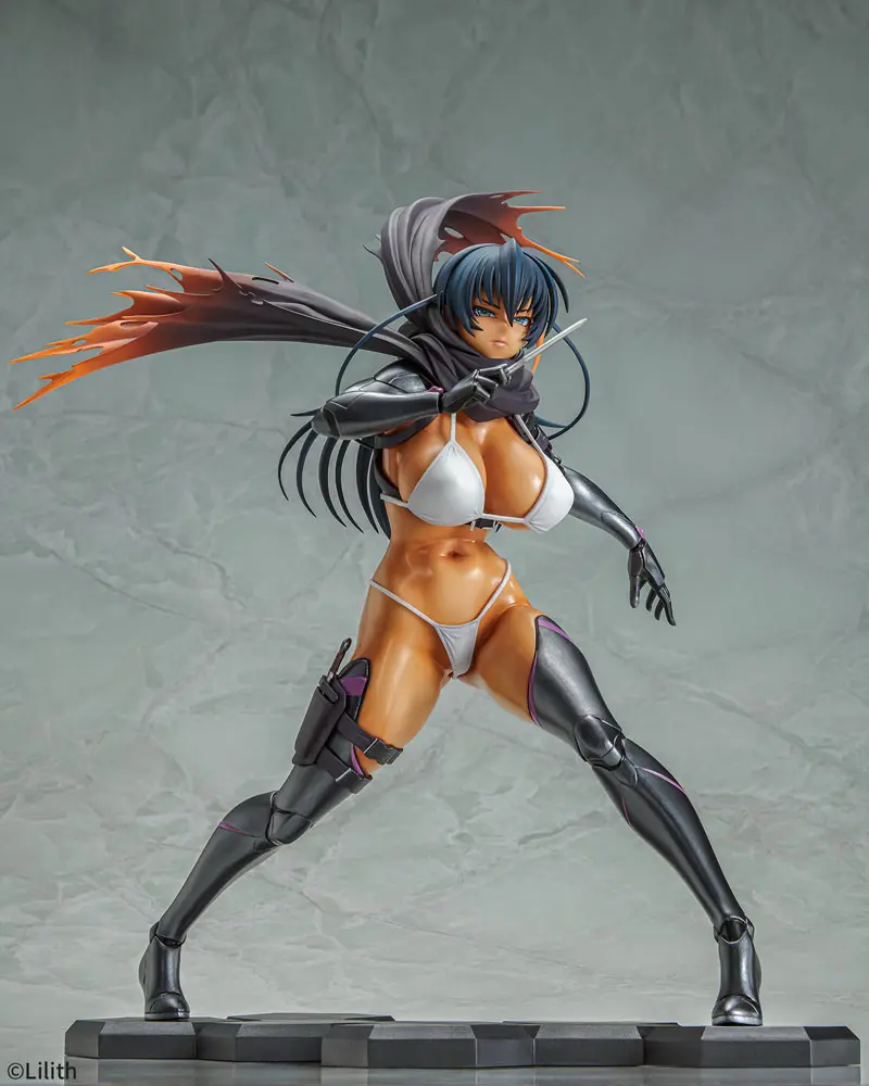Taimanin RPGX 1/6 Clone Asagi Suntan Ver. PVC szobor figura 27 cm termékfotó