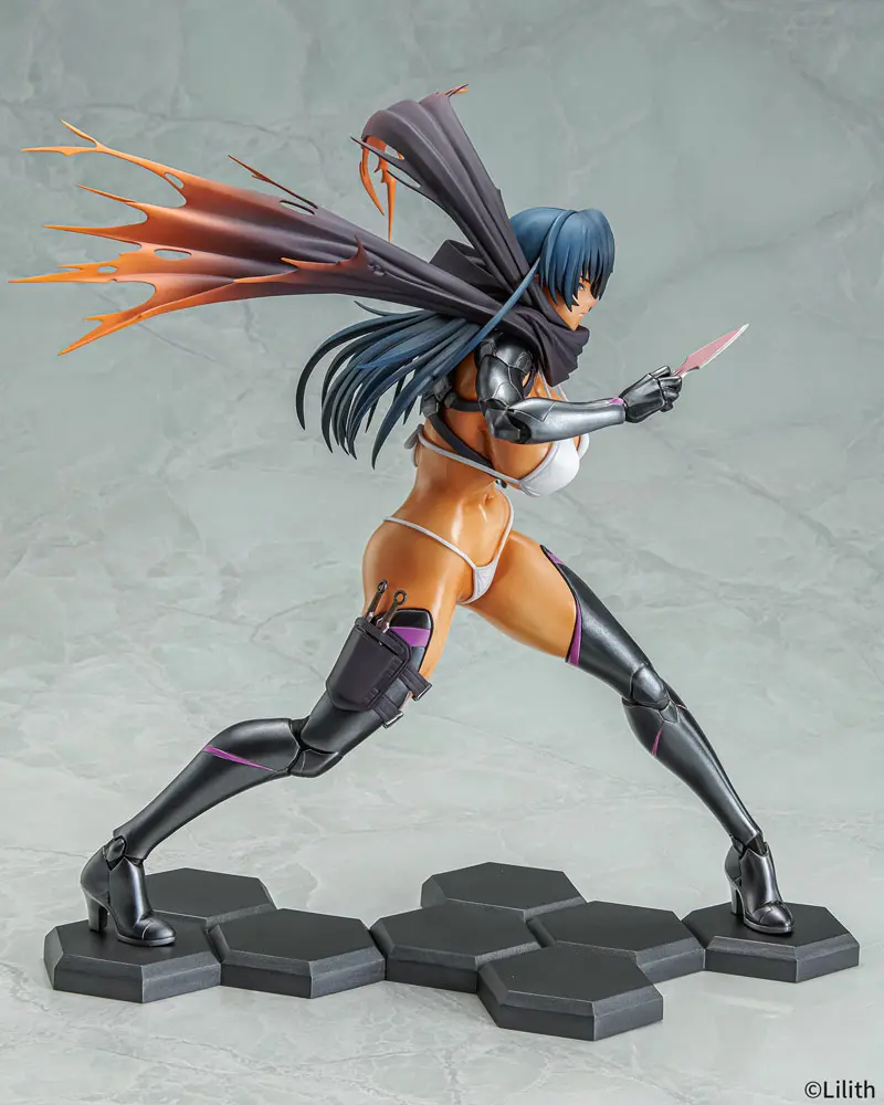 Taimanin RPGX 1/6 Clone Asagi Suntan Ver. PVC szobor figura 27 cm termékfotó