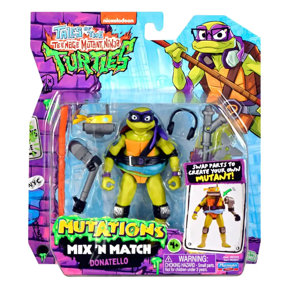 Tales of the Teenage Mutant Ninja Turtles Mix &#039;n Match Donatello akciófigura 12 cm termékfotó