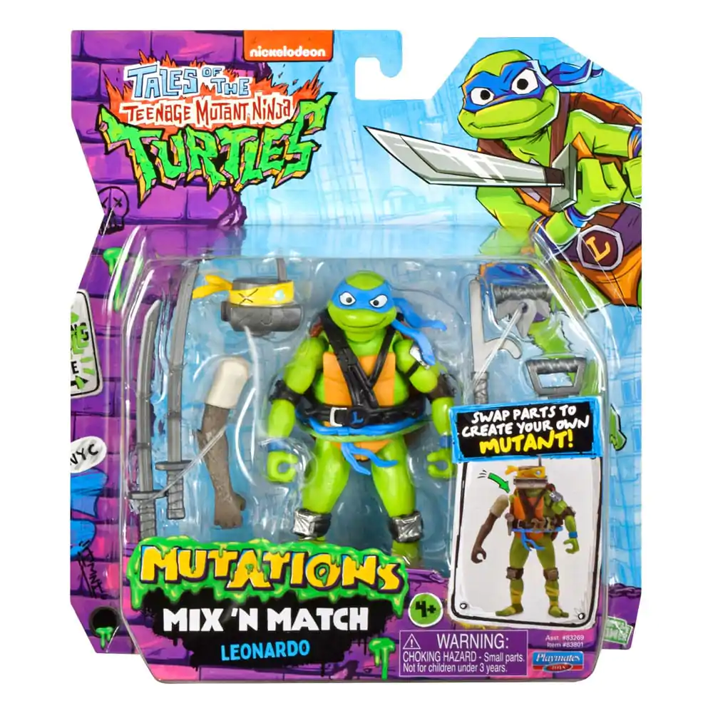 Tales of the Teenage Mutant Ninja Turtles Mix &#039;n Match Leonardo akciófigura 12 cm termékfotó