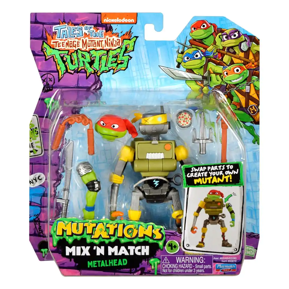 Tales of the Teenage Mutant Ninja Turtles Mix &#039;n Match Metalhead akciófigura 12 cm termékfotó