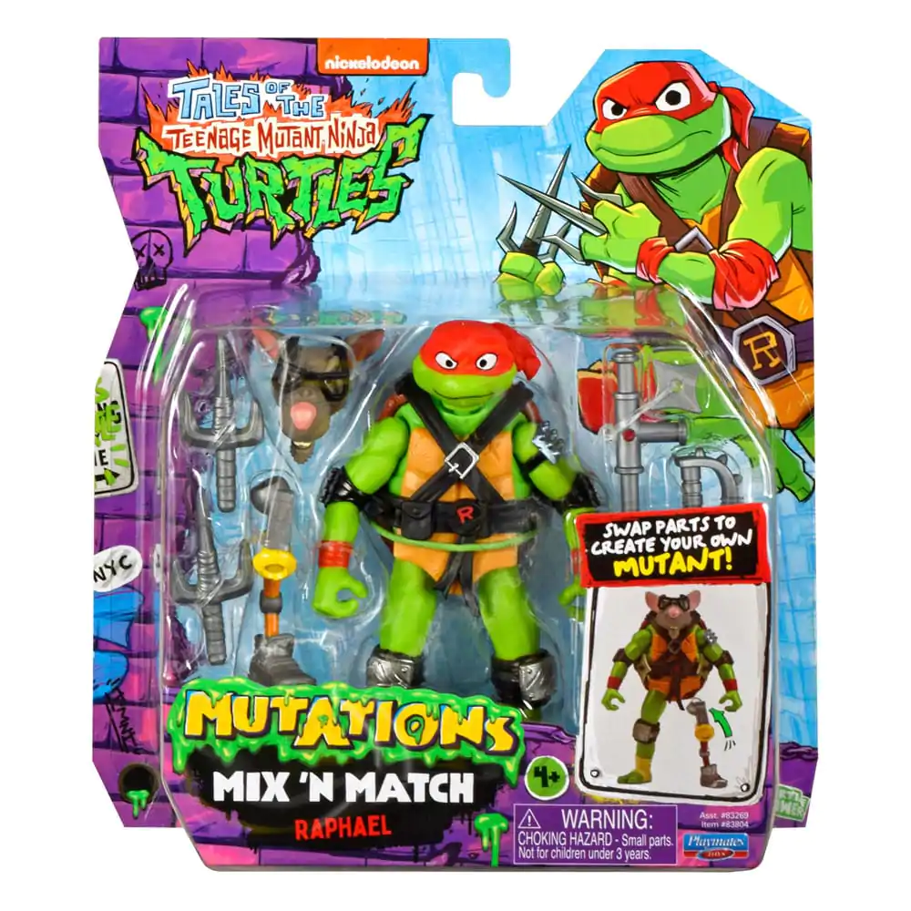 Tales of the Teenage Mutant Ninja Turtles Mix &#039;n Match Raphael akciófigura 12 cm termékfotó