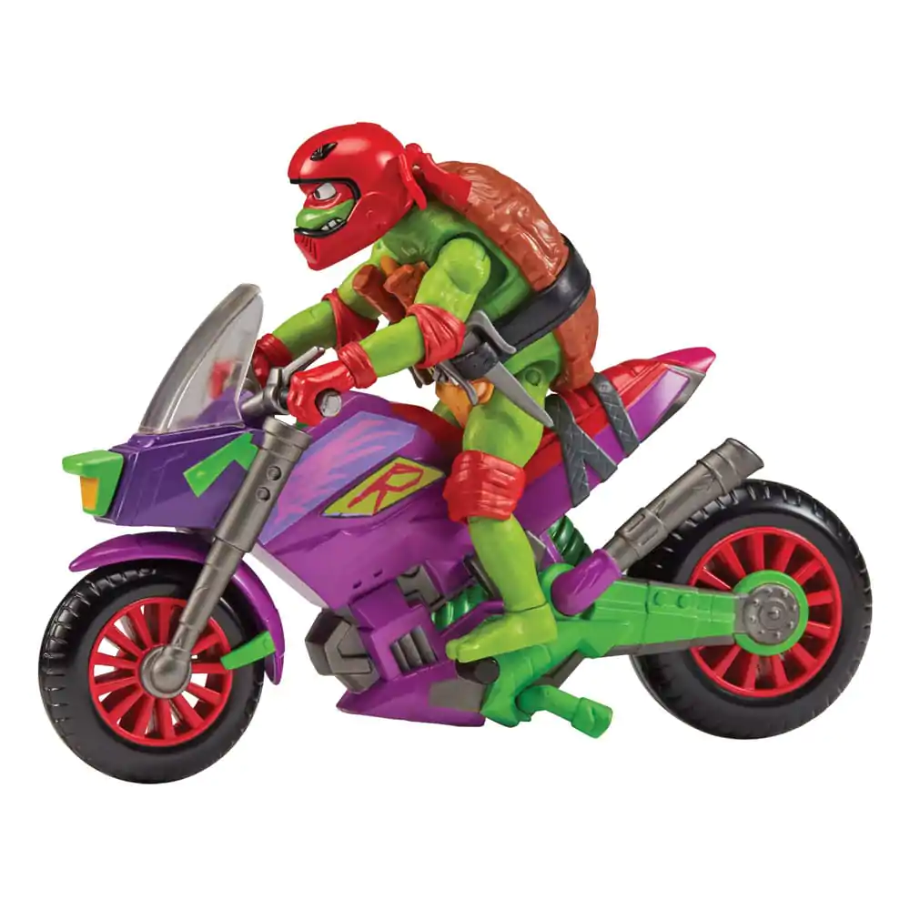 Tales of the Teenage Mutant Ninja Turtles Raphael &amp; Purple Dragon akciófigura és jármű 12 cm termékfotó