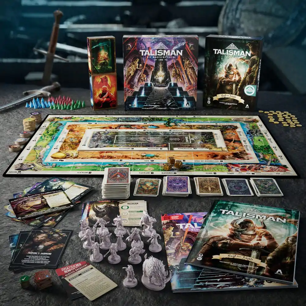 Talisman: Nemesis Ruf der Jagd német nyelvű társasjáték kiegészítő termékfotó