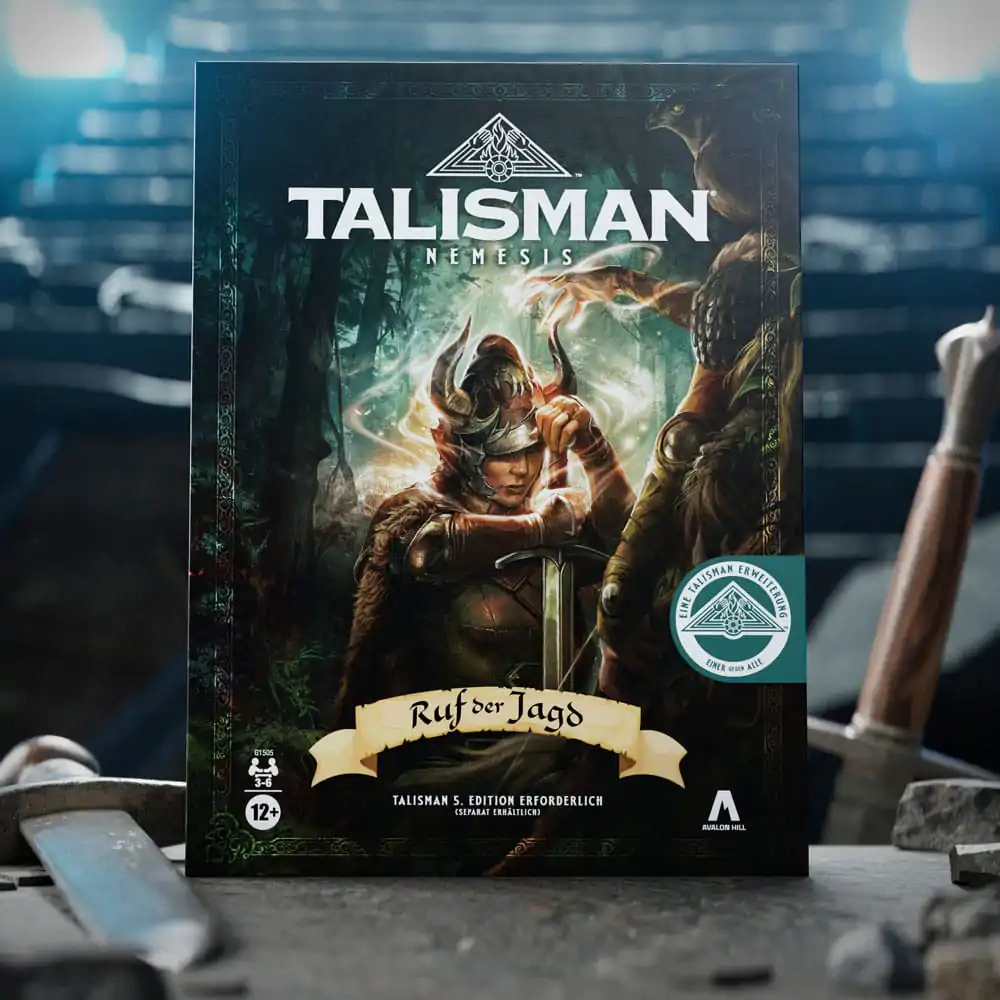 Talisman: Nemesis Ruf der Jagd német nyelvű társasjáték kiegészítő termékfotó