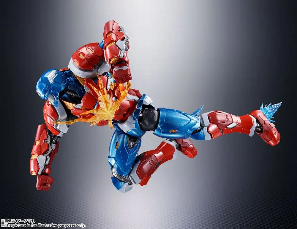 Tech-On Avengers S.H. Figuarts Amerika Kapitány akciófigura 16 cm termékfotó