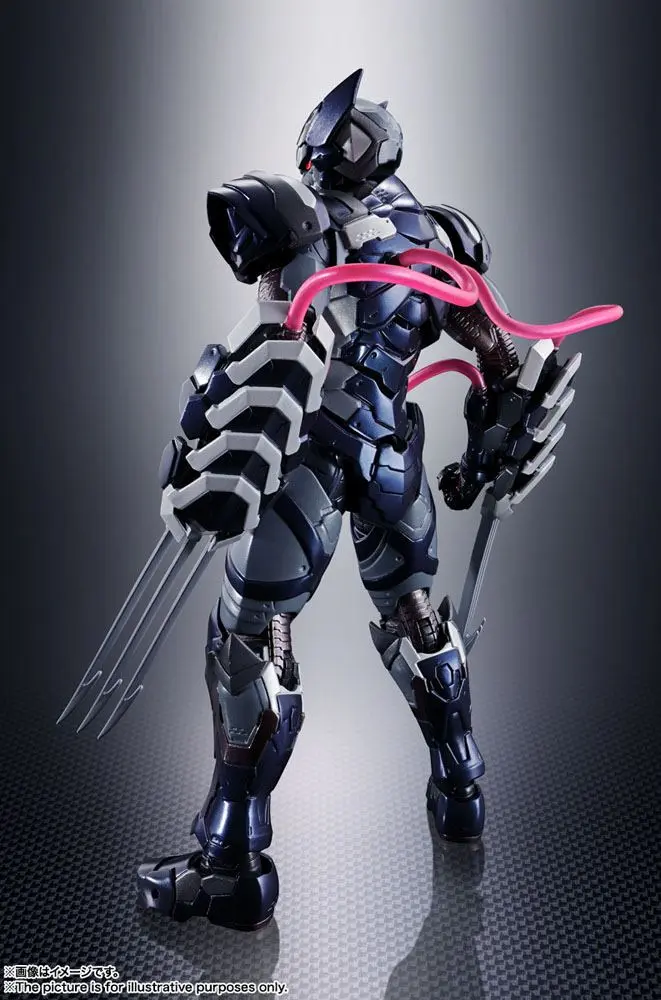 Tech-On Bosszúállók S.H. Figuarts Venom Symbiote Wolverine akciófigura 16 cm termékfotó