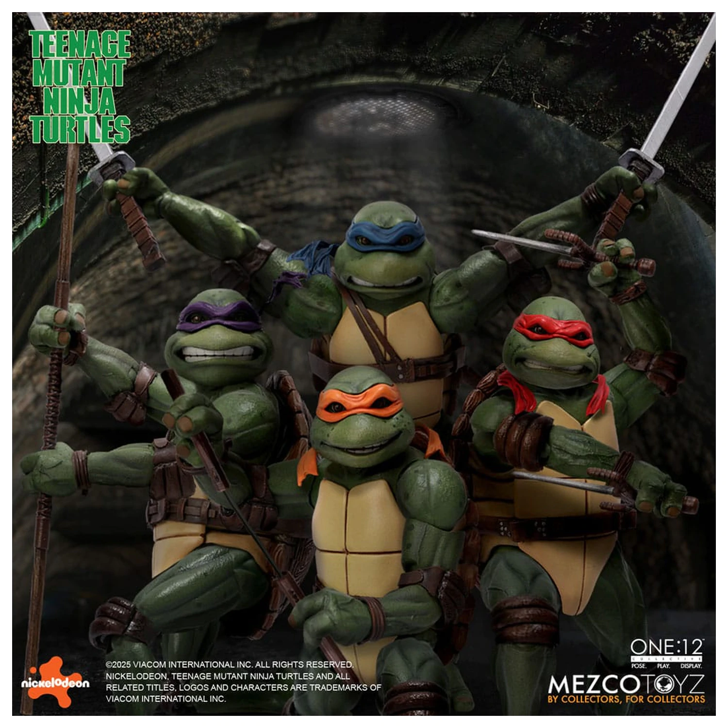 Teenage Mutant Ninja Turtles 1/12 Teenage Mutant Ninja Turtles (1990 Movie) figura csomag 15 cm termékfotó