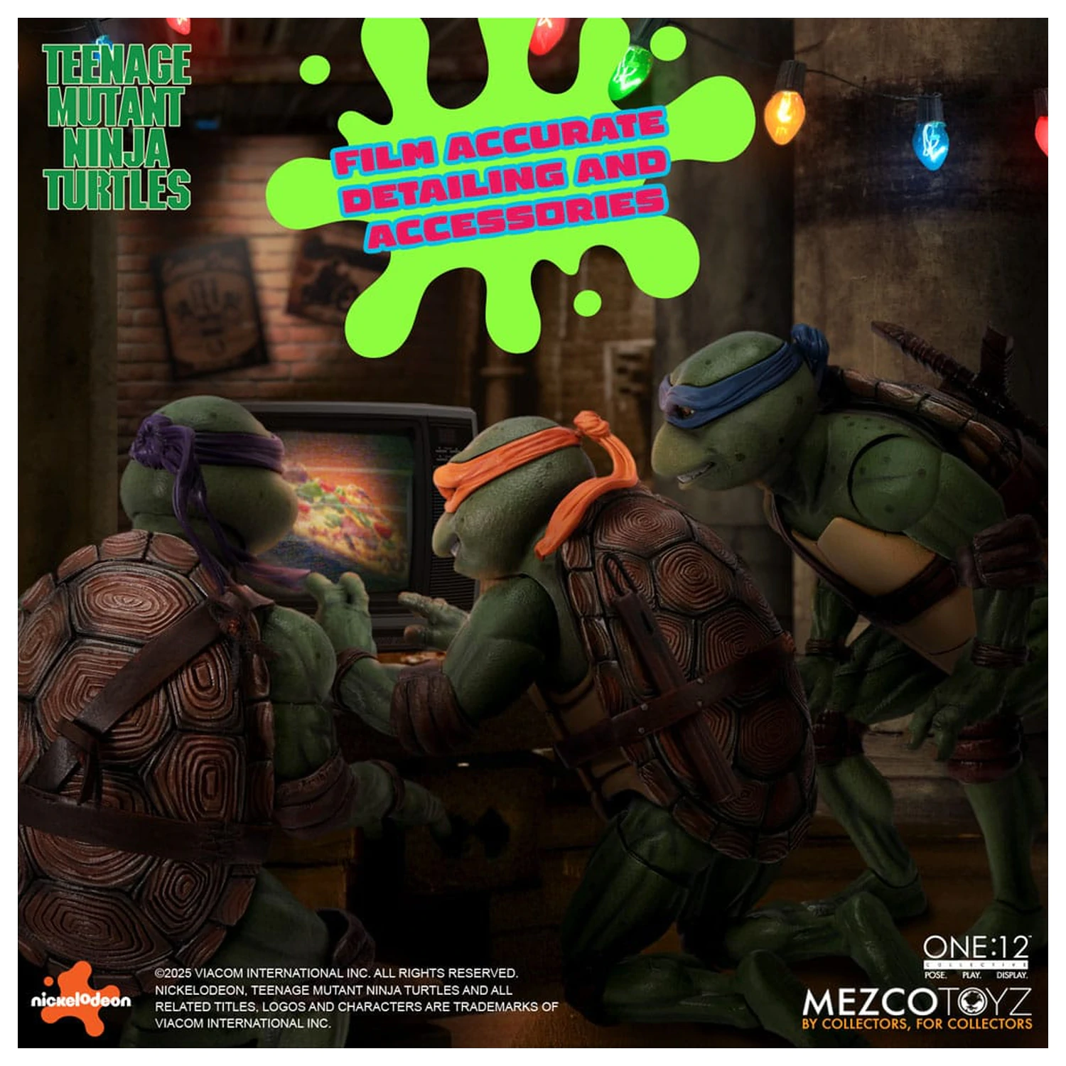 Teenage Mutant Ninja Turtles 1/12 Teenage Mutant Ninja Turtles (1990 Movie) figura csomag 15 cm termékfotó