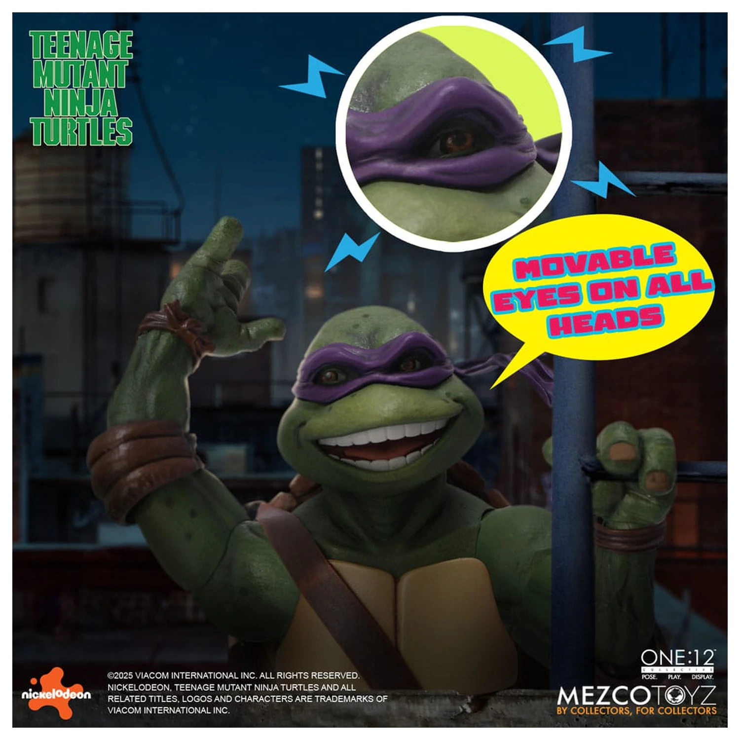 Teenage Mutant Ninja Turtles 1/12 Teenage Mutant Ninja Turtles (1990 Movie) figura csomag 15 cm termékfotó