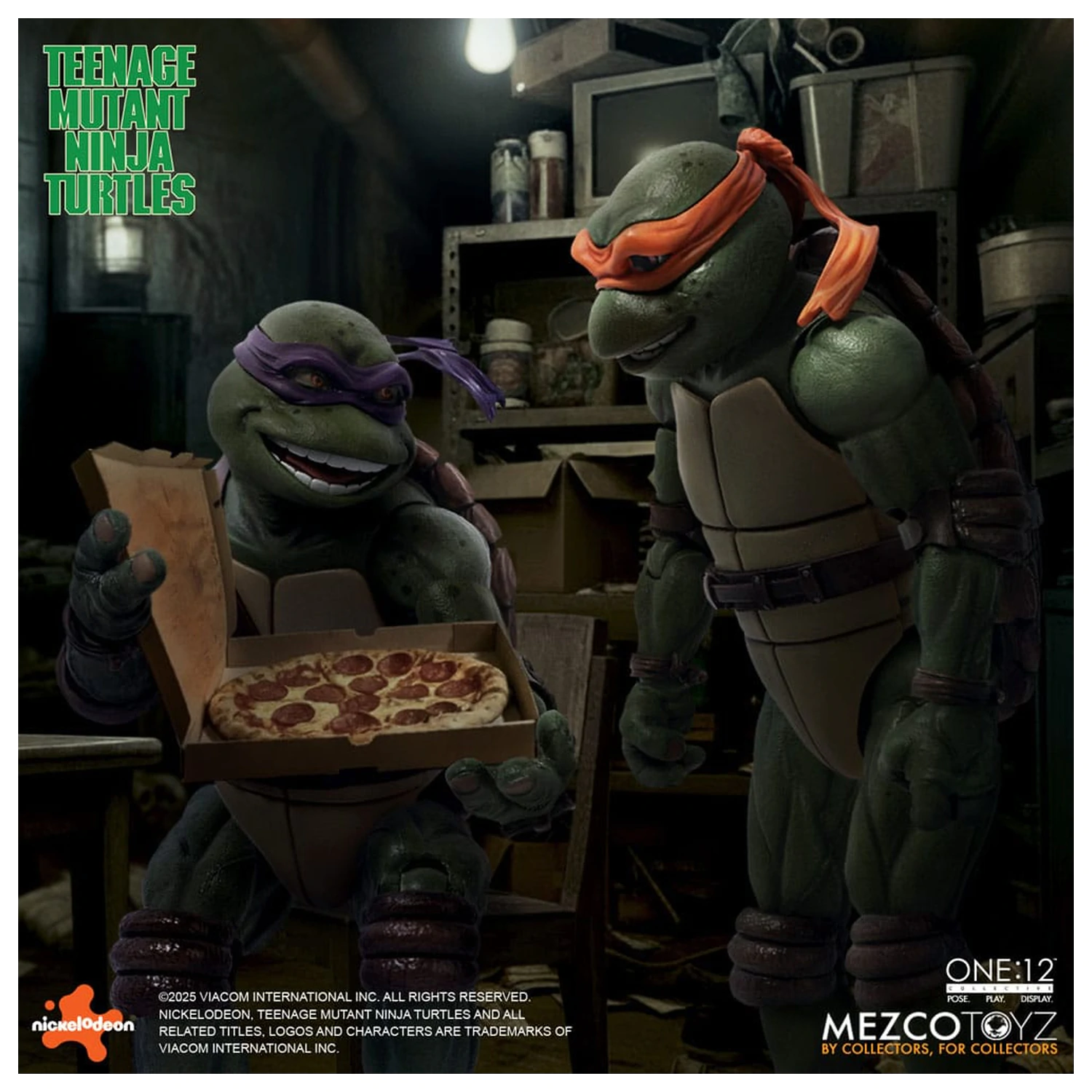 Teenage Mutant Ninja Turtles 1/12 Teenage Mutant Ninja Turtles (1990 Movie) figura csomag 15 cm termékfotó