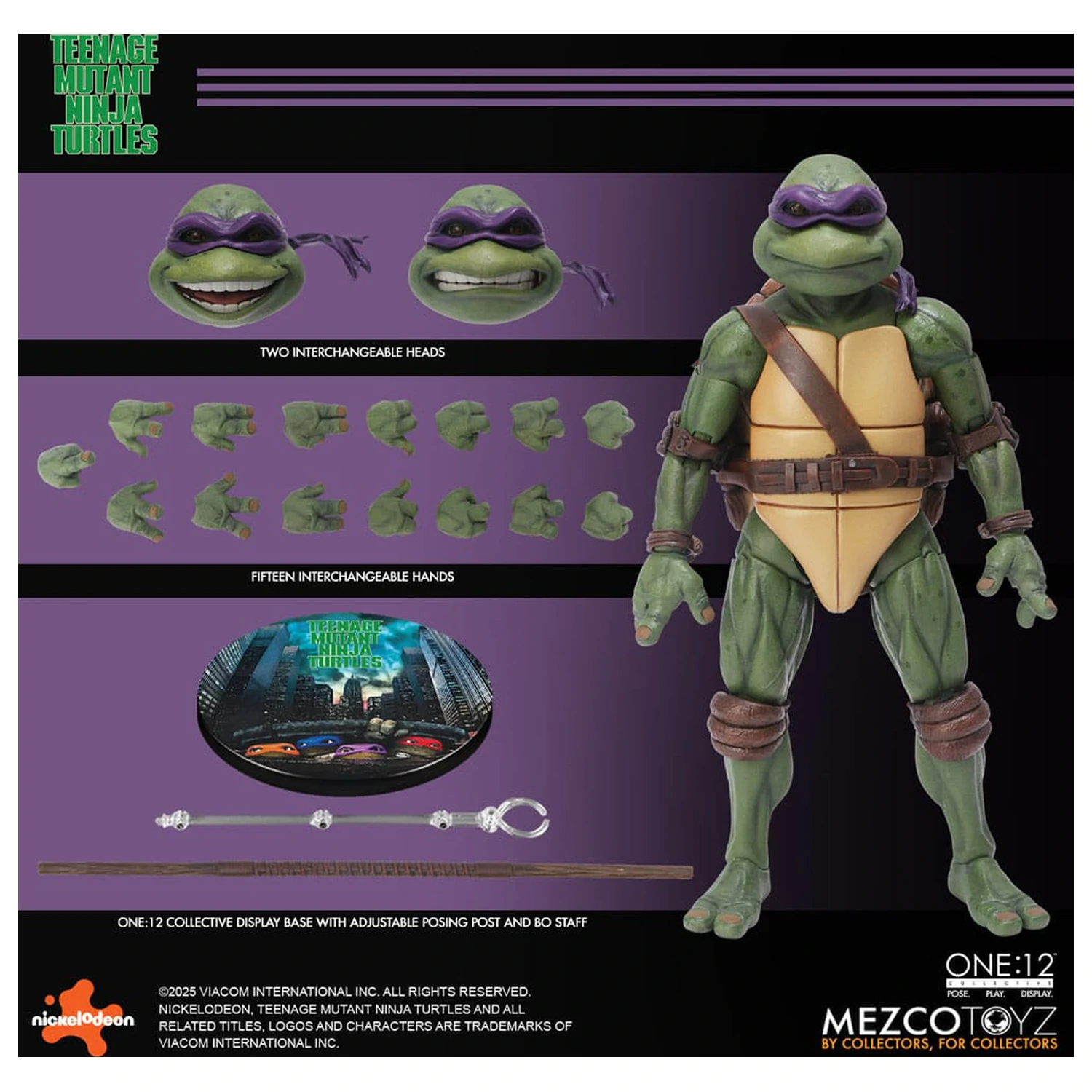 Teenage Mutant Ninja Turtles 1/12 Teenage Mutant Ninja Turtles (1990 Movie) figura csomag 15 cm termékfotó