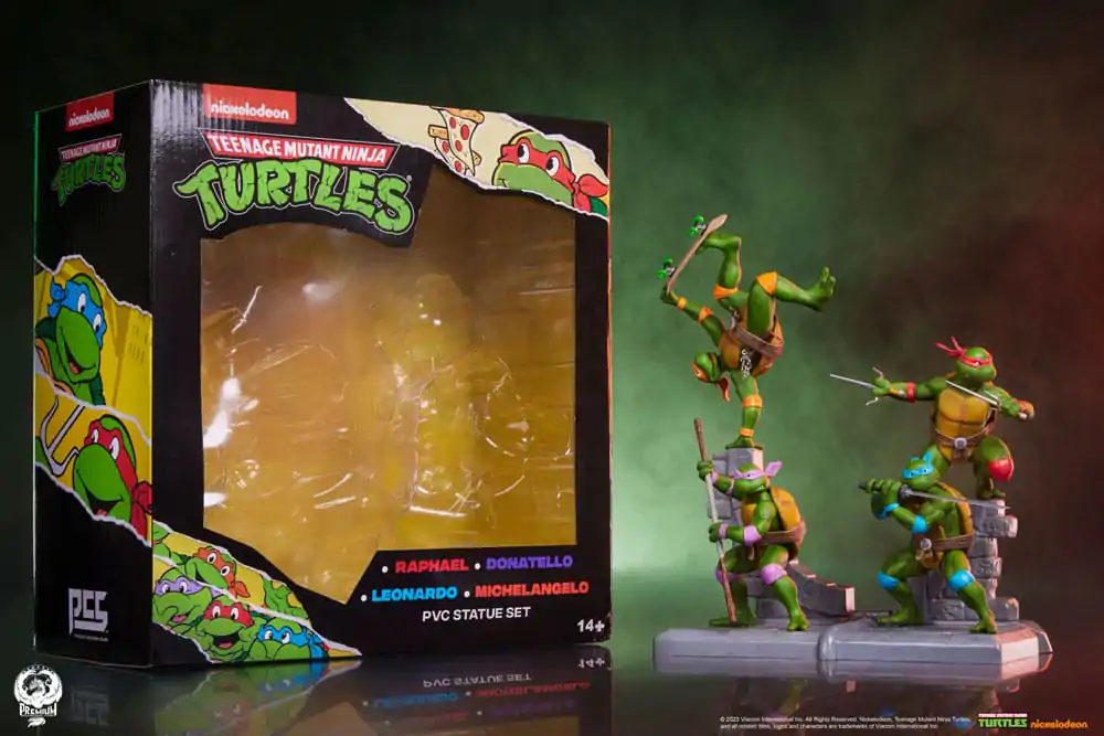 Teenage Mutant Ninja Turtles 4 db-os PVC szobor figura csomag  termékfotó