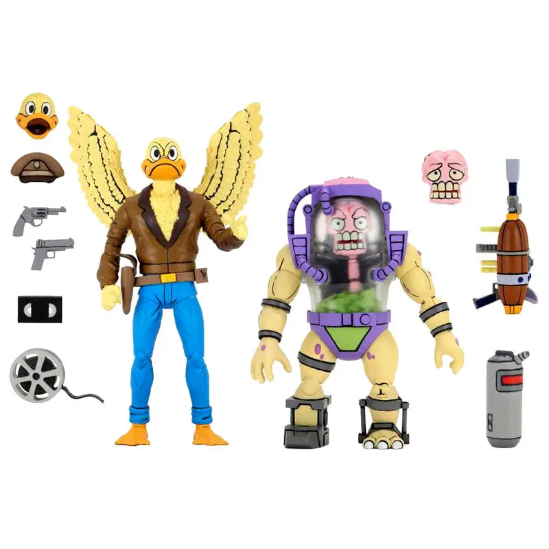 Teenage Mutant Ninja Turtles Ace Duck and Mutagen Man 2db-os figura csomag termékfotó