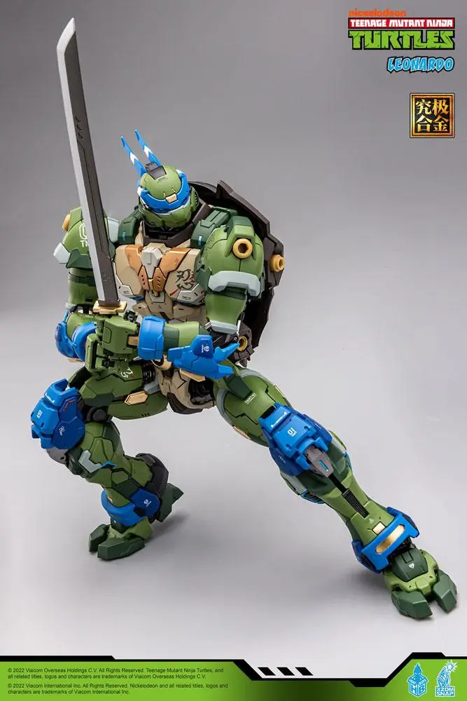 Teenage Mutant Ninja Turtles Alloy HB0012 Leonardo akciófigura 23 cm termékfotó