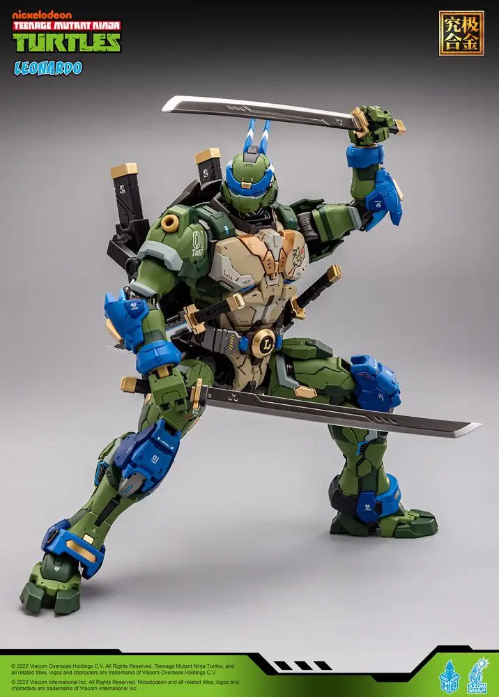 Teenage Mutant Ninja Turtles Alloy HB0012 Leonardo akciófigura 23 cm termékfotó
