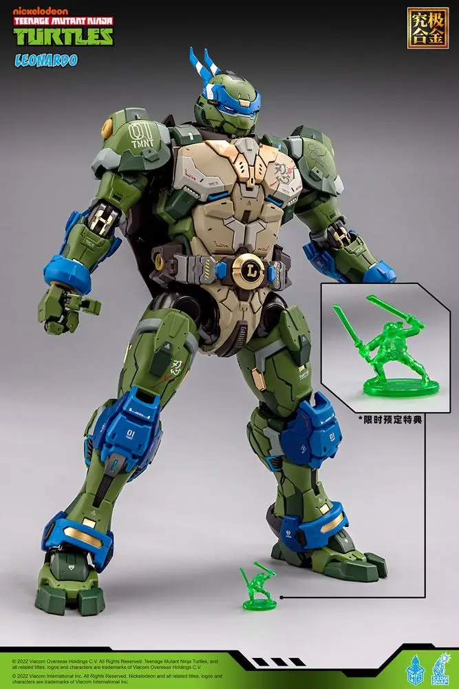 Teenage Mutant Ninja Turtles Alloy HB0012 Leonardo akciófigura 23 cm termékfotó