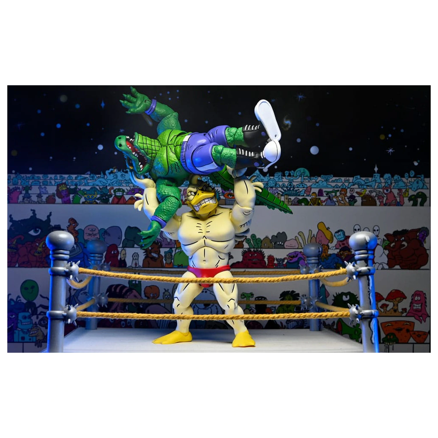 Teenage Mutant Ninja Turtles (Archie Comics) Stump Wrestling Ace Duck akciófigura 18 cm termékfotó