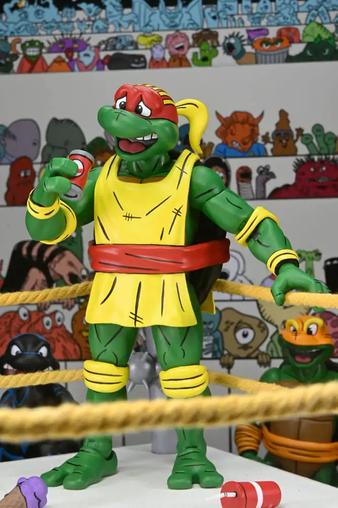 Teenage Mutant Ninja Turtles (Archie Comics) Stump Wrestling Turtles 4 db-os akciófigura csomag 18 cm termékfotó