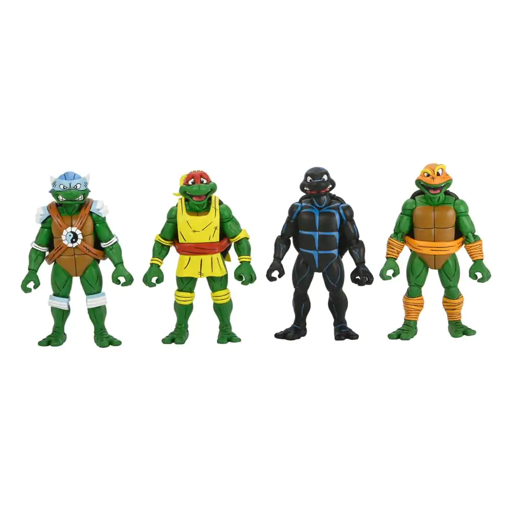 Teenage Mutant Ninja Turtles (Archie Comics) Stump Wrestling Turtles 4 db-os akciófigura csomag 18 cm termékfotó