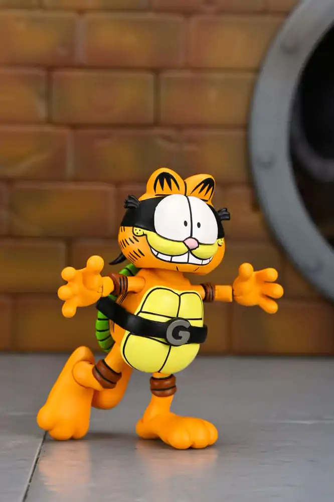 Teenage Mutant Ninja Turtles (Archie Comics) x Garfield 2 db-os akciófigura csomag Ultimate Garfello & Odie 10 cm termékfotó