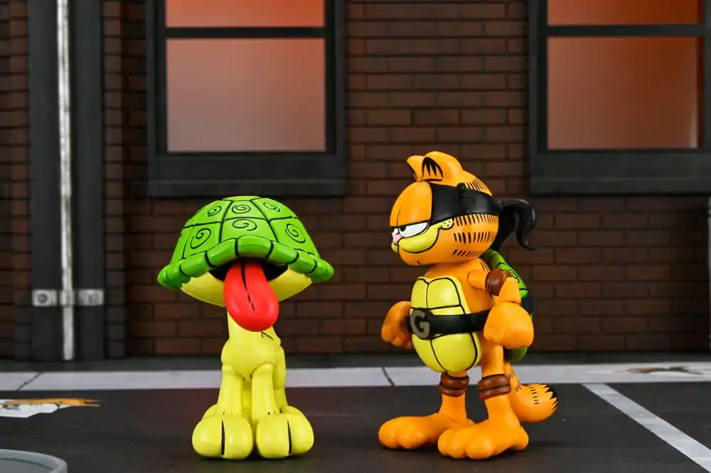 Teenage Mutant Ninja Turtles (Archie Comics) x Garfield 2 db-os akciófigura csomag Ultimate Garfello & Odie 10 cm termékfotó