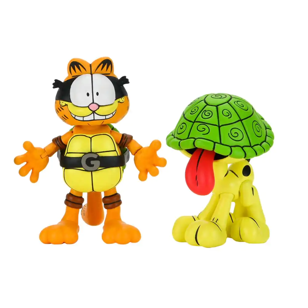 Teenage Mutant Ninja Turtles (Archie Comics) x Garfield 2 db-os akciófigura csomag Ultimate Garfello & Odie 10 cm termékfotó