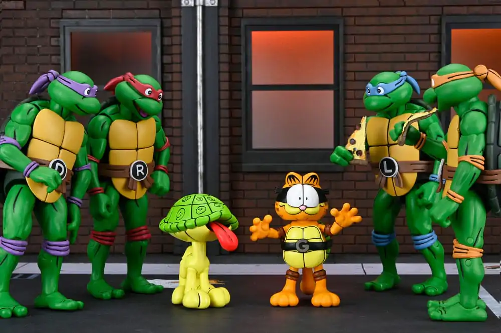 Teenage Mutant Ninja Turtles (Archie Comics) x Garfield 2 db-os akciófigura csomag Ultimate Garfello & Odie 10 cm termékfotó