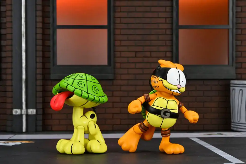 Teenage Mutant Ninja Turtles (Archie Comics) x Garfield 2 db-os akciófigura csomag Ultimate Garfello & Odie 10 cm termékfotó