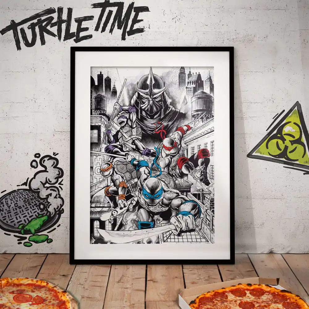 Teenage Mutant Ninja Turtles Art Print 40th Anniversary Limitált kiadás 42 x 30 cm termékfotó