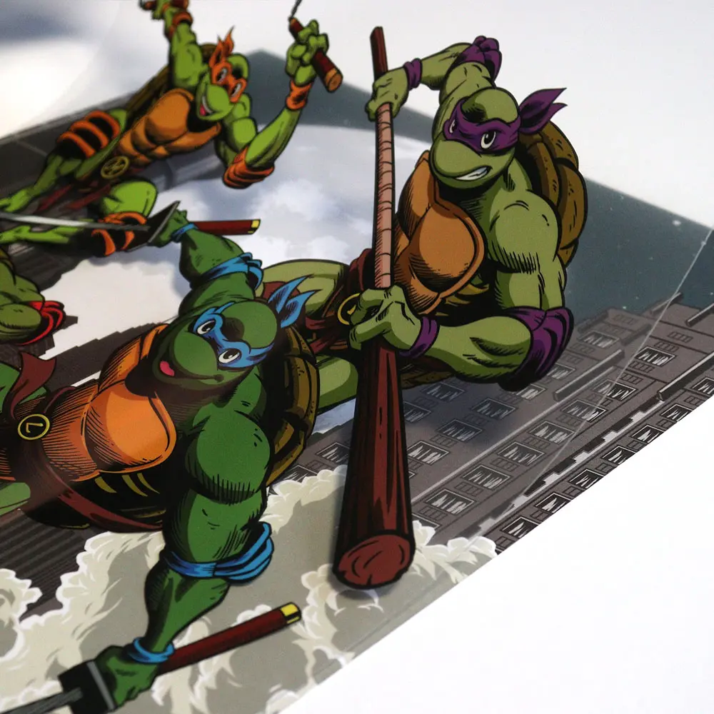 Teenage Mutant Ninja Turtles Art Print Limitált kiadás Fan-Cel 36 x 28 cm termékfotó