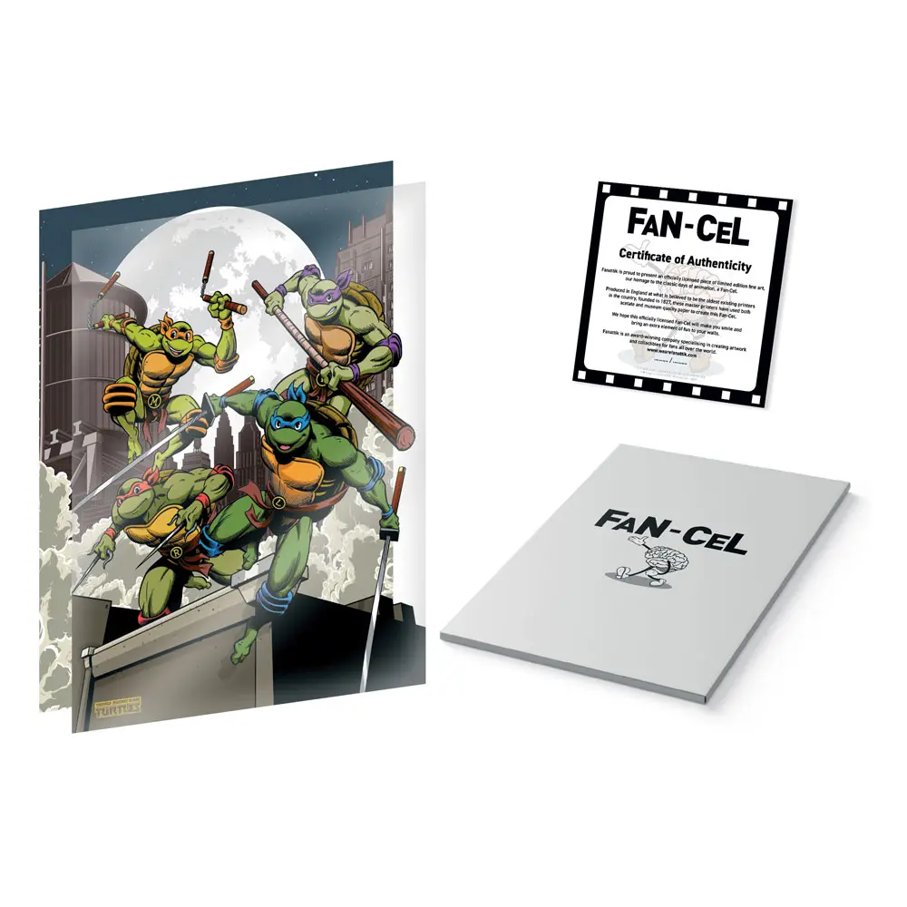Teenage Mutant Ninja Turtles Art Print Limitált kiadás Fan-Cel 36 x 28 cm termékfotó