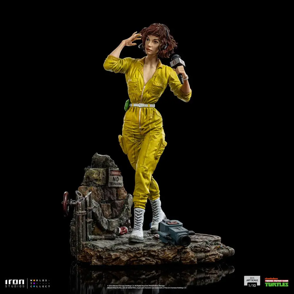 Teenage Mutant Ninja Turtles Art Scale 1/10 April O'Neal szobor figura 19 cm termékfotó