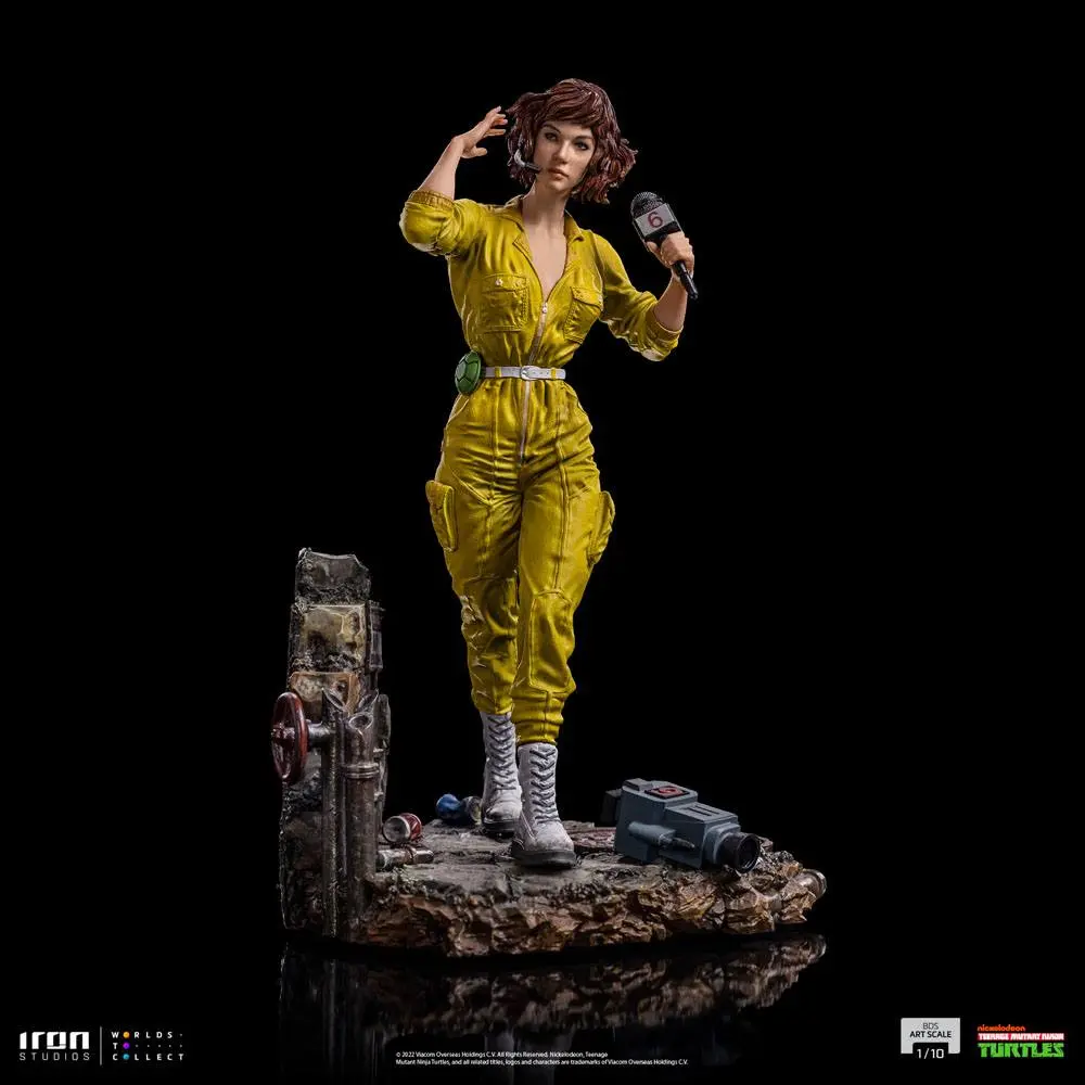 Teenage Mutant Ninja Turtles Art Scale 1/10 April O'Neal szobor figura 19 cm termékfotó