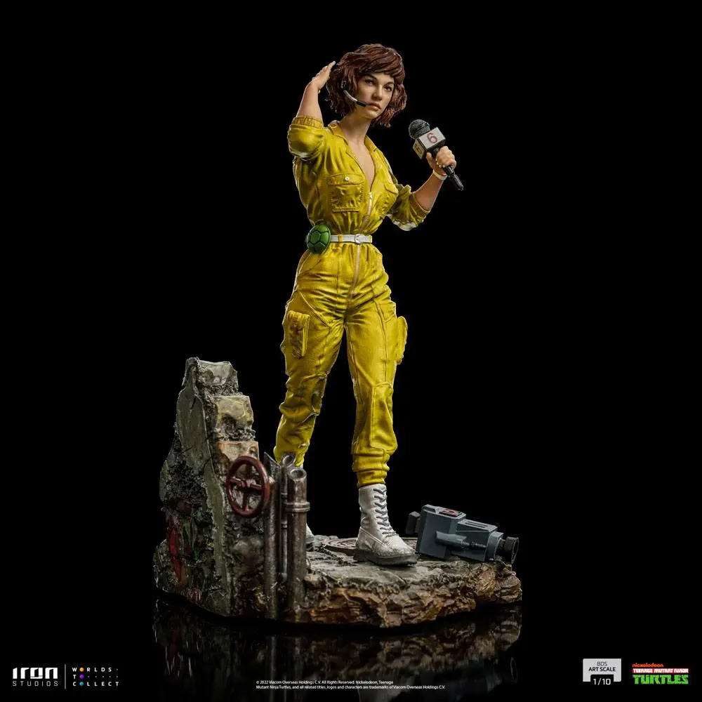 Teenage Mutant Ninja Turtles Art Scale 1/10 April O'Neal szobor figura 19 cm termékfotó