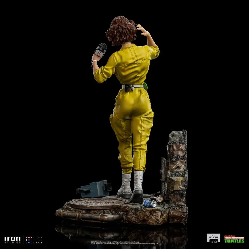 Teenage Mutant Ninja Turtles Art Scale 1/10 April O'Neal szobor figura 19 cm termékfotó