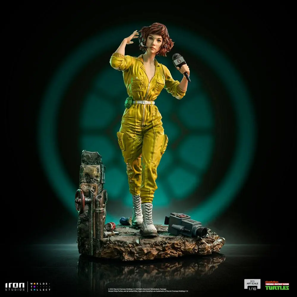 Teenage Mutant Ninja Turtles Art Scale 1/10 April O'Neal szobor figura 19 cm termékfotó