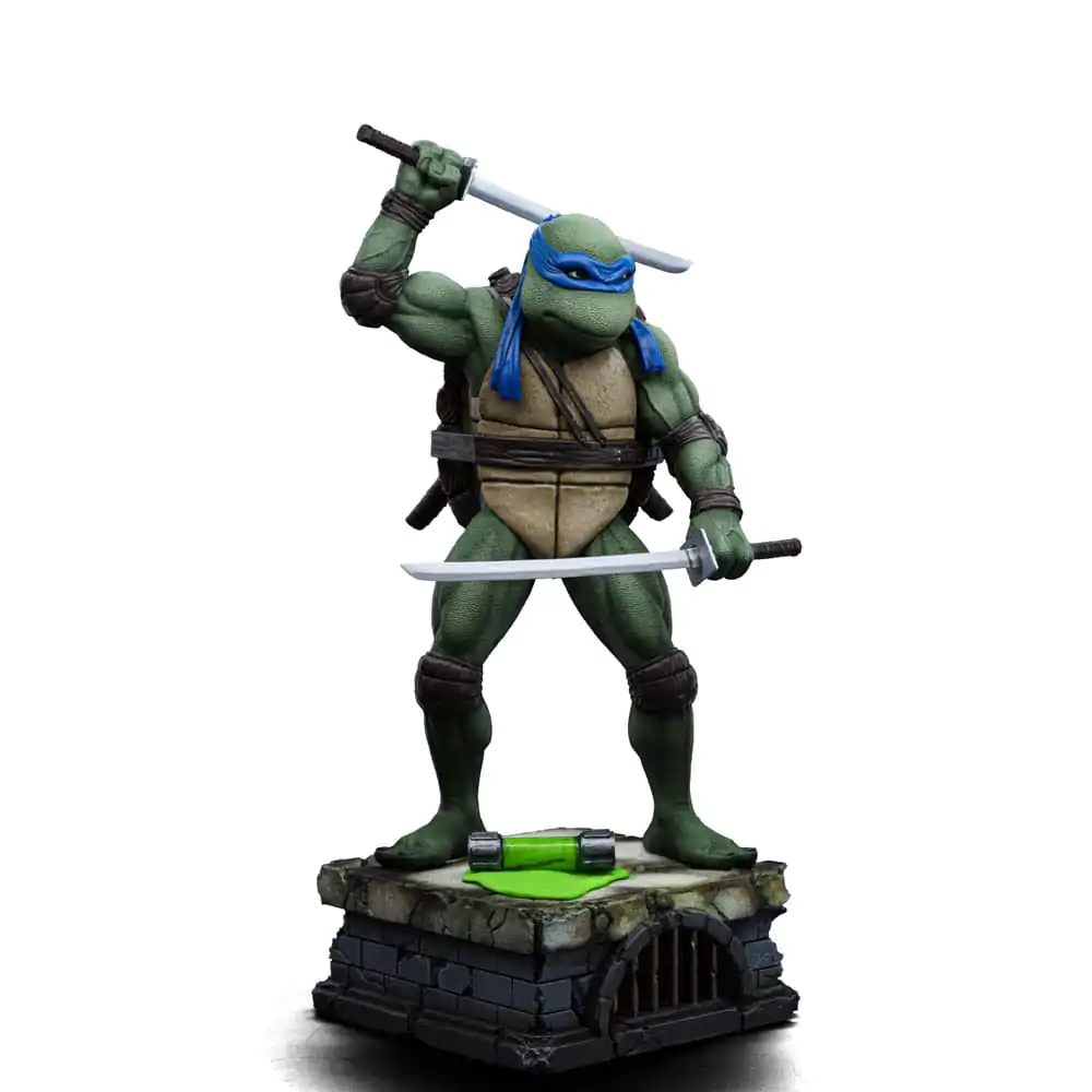 Teenage Mutant Ninja Turtles Art Scale 1/10 Leonardo szobor figura 21 cm termékfotó