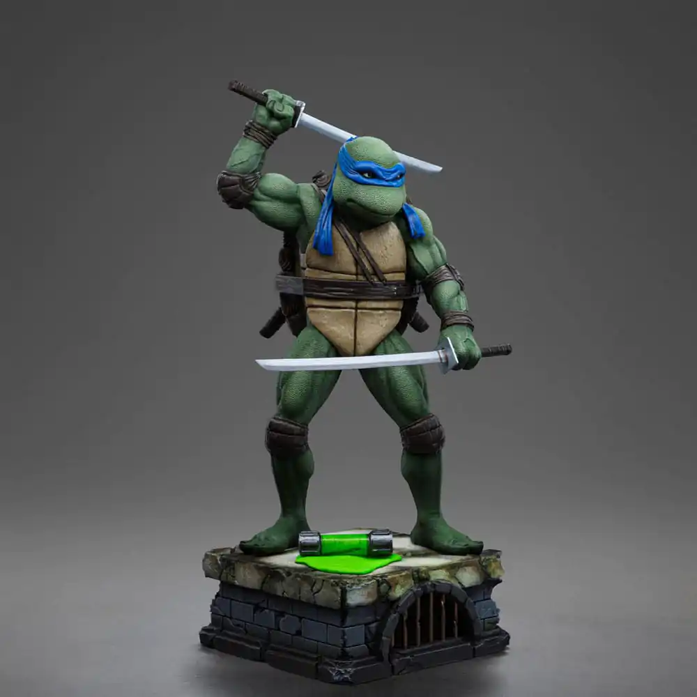 Teenage Mutant Ninja Turtles Art Scale 1/10 Leonardo szobor figura 21 cm termékfotó