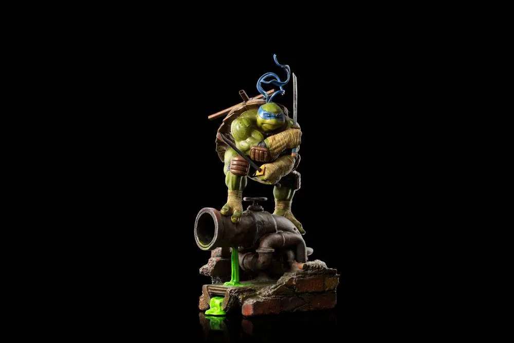 Teenage Mutant Ninja Turtles Art Scale 1/10 Leonardo szobor figura 24 cm termékfotó