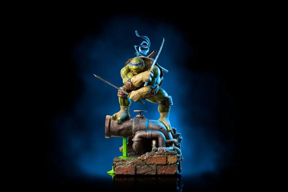 Teenage Mutant Ninja Turtles Art Scale 1/10 Leonardo szobor figura 24 cm termékfotó