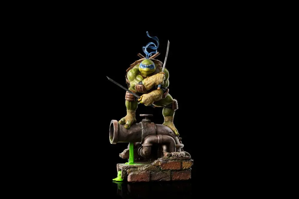 Teenage Mutant Ninja Turtles Art Scale 1/10 Leonardo szobor figura 24 cm termékfotó