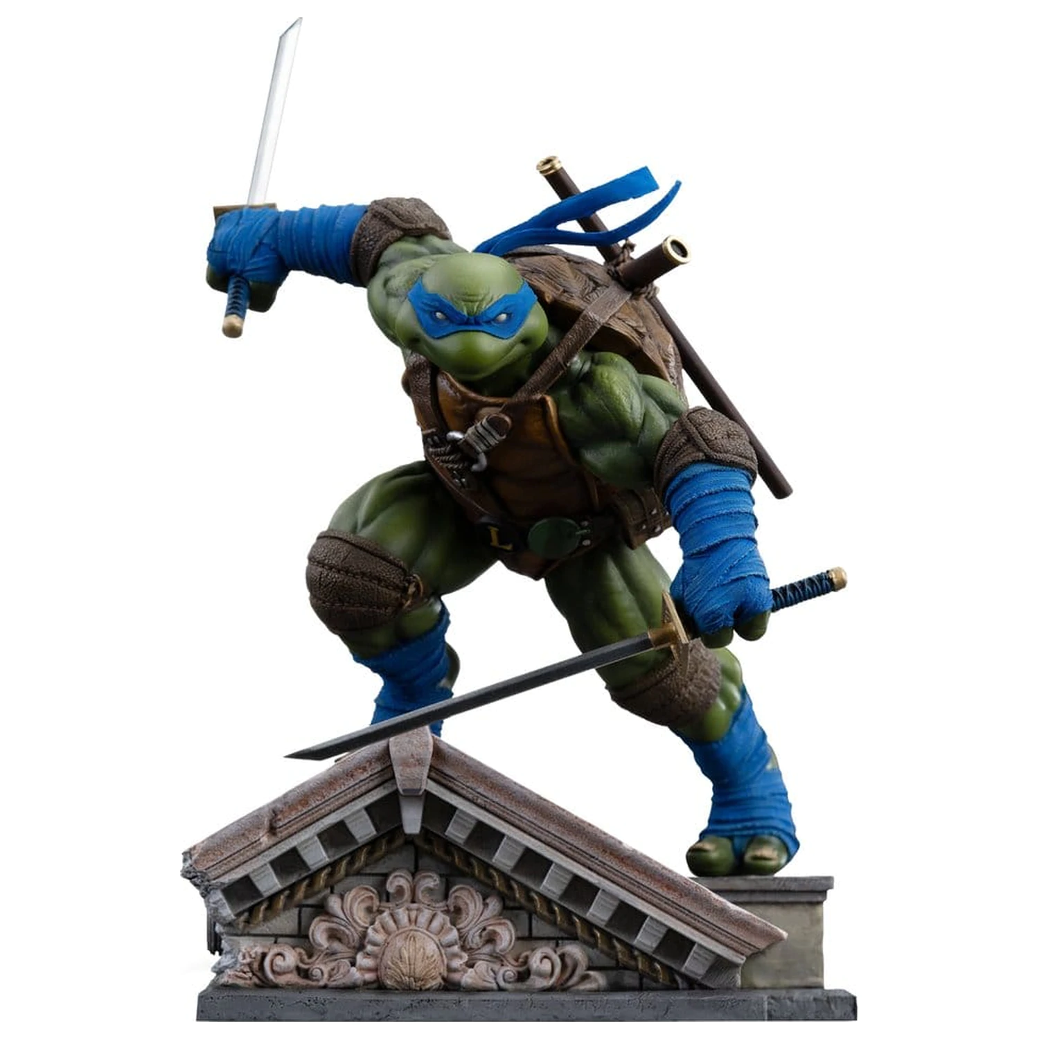 Teenage Mutant Ninja Turtles Art Scale 1/10 Leonardo Unleashed szobor figura 22 cm termékfotó