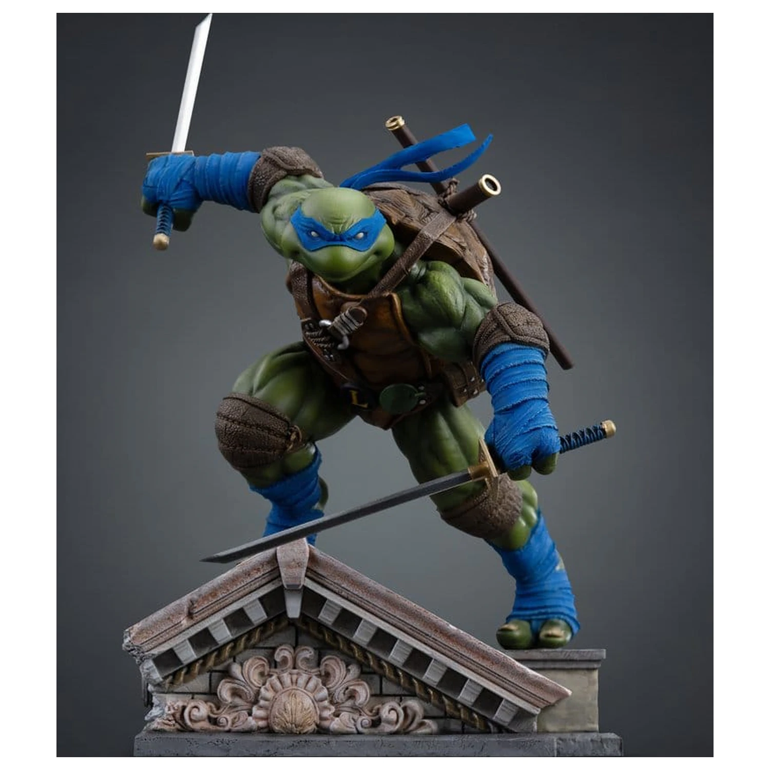 Teenage Mutant Ninja Turtles Art Scale 1/10 Leonardo Unleashed szobor figura 22 cm termékfotó