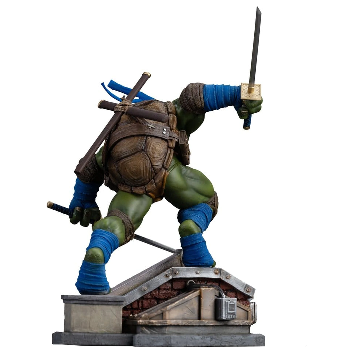 Teenage Mutant Ninja Turtles Art Scale 1/10 Leonardo Unleashed szobor figura 22 cm termékfotó
