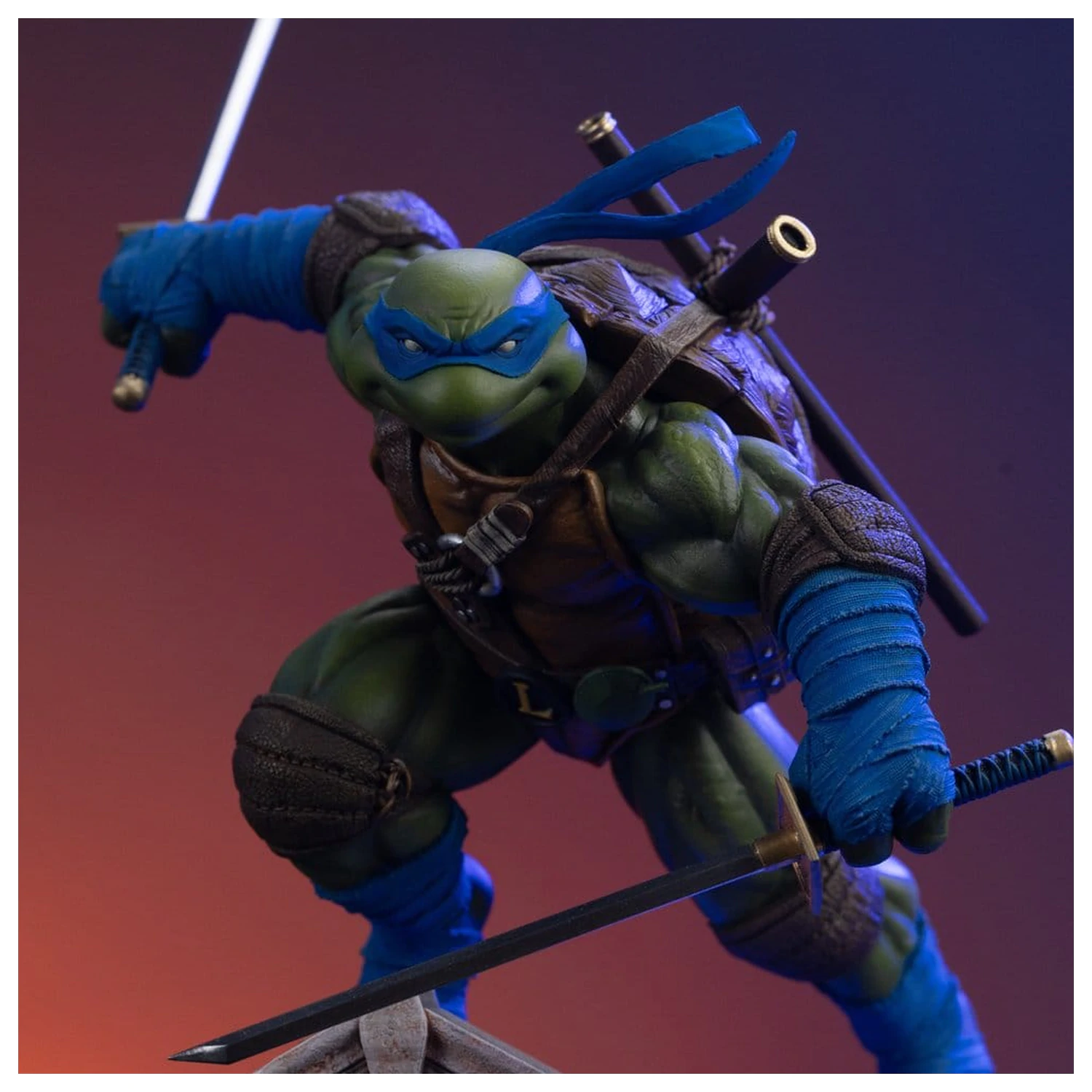 Teenage Mutant Ninja Turtles Art Scale 1/10 Leonardo Unleashed szobor figura 22 cm termékfotó