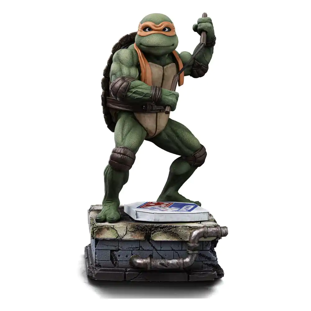 Teenage Mutant Ninja Turtles Art Scale 1/10 Michelangelo szobor figura 19 cm termékfotó