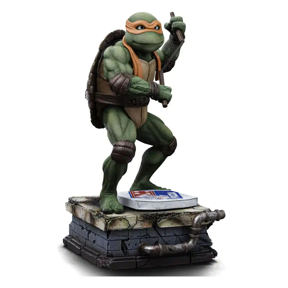 Teenage Mutant Ninja Turtles Art Scale 1/10 Michelangelo szobor figura 19 cm termékfotó