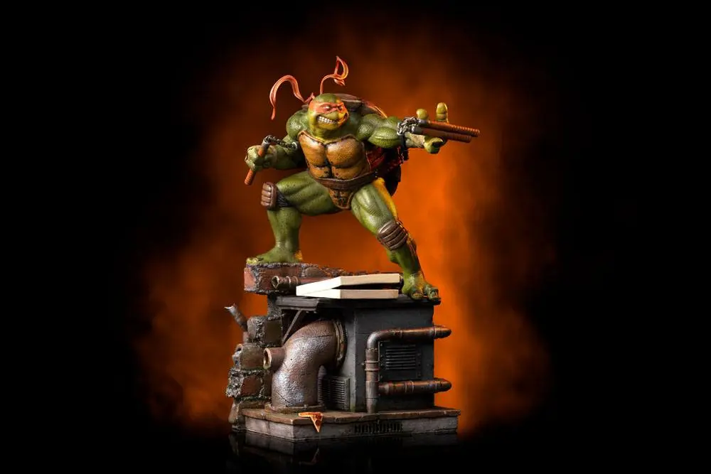 Teenage Mutant Ninja Turtles Art Scale 1/10 Michelangelo szobor figura 25 cm termékfotó